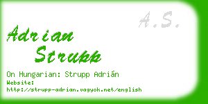 adrian strupp business card